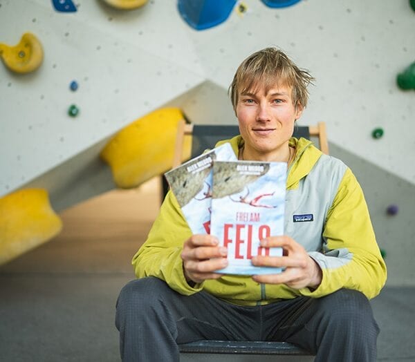 Alex Megos interview about his biography Frei am Fels