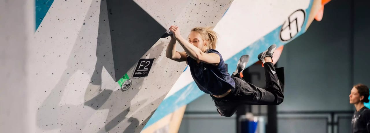 Pro Climbing League London event with Bertone and Milne