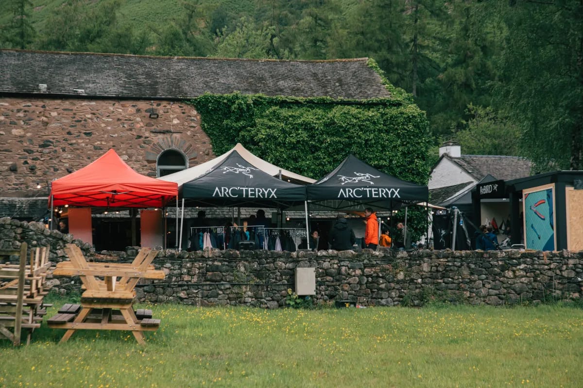Arc'teryx Climb Academy base camp in the Lake District