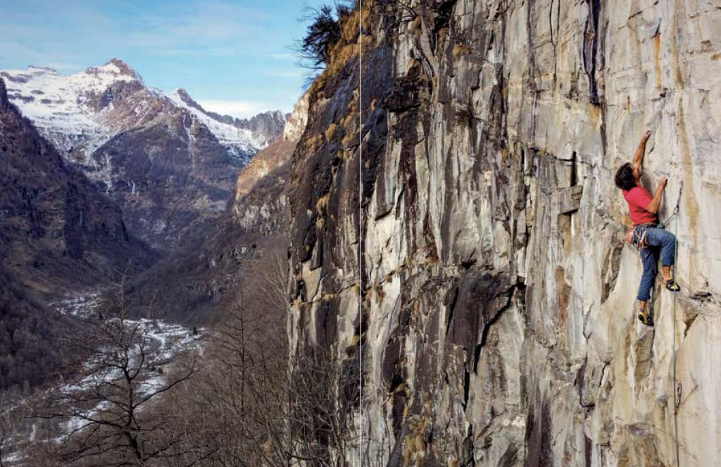 Cava del Nonno crag in Val Verzasca