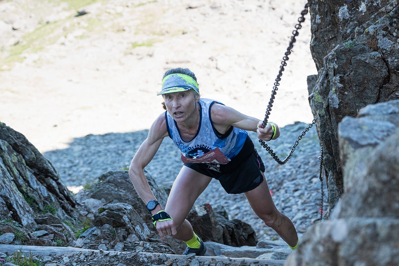 Ghirardi setting a new women's record at Skymarathon Sentiero 4 Luglio