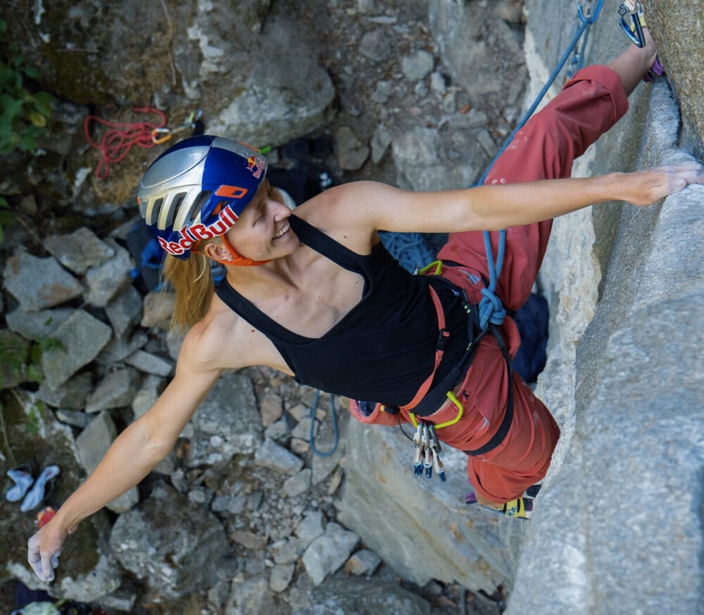 Arc'teryx Lithos SL ultralight harness tested by Lara Neumeier