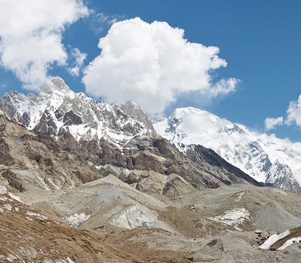 Thomas Huber, Miquel Mas and Víctor Sans on the first ascent of Biacherahi Central in the Karakoram