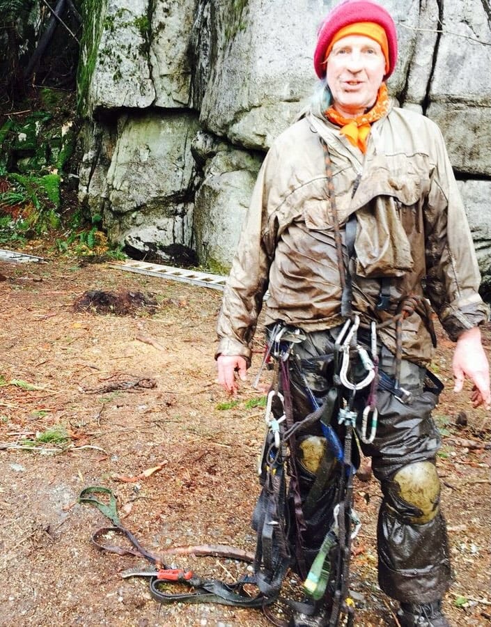 Squamish climber and route developer Alan Hevy Duty Stevenson