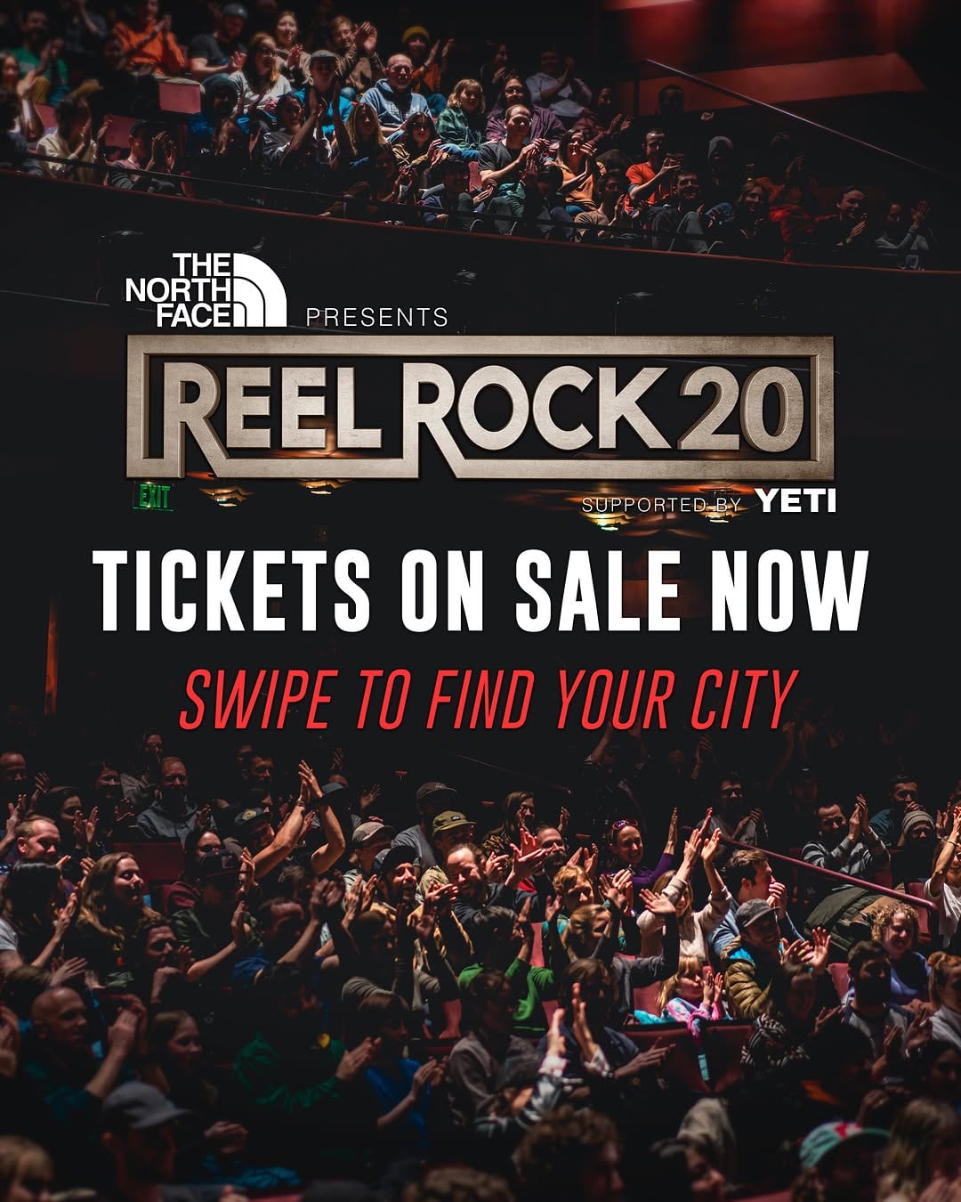 REEL ROCK 20 tour announcement with city dates