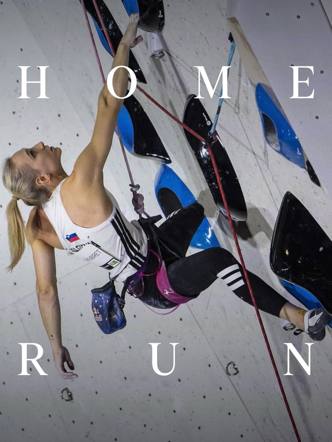 Janja Garnbret winning the lead World Climbing Series event in Koper