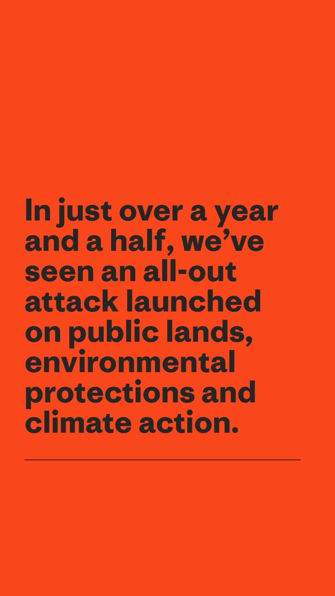 Still from a Patagonia campaign video about public lands