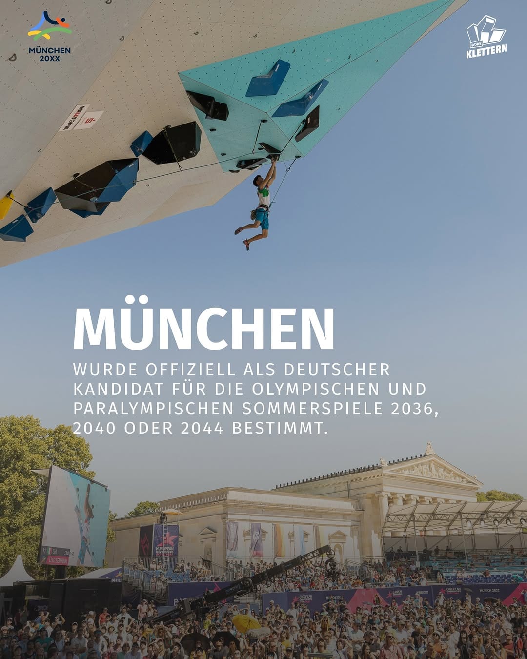 Climbers at a German Alpine Club event