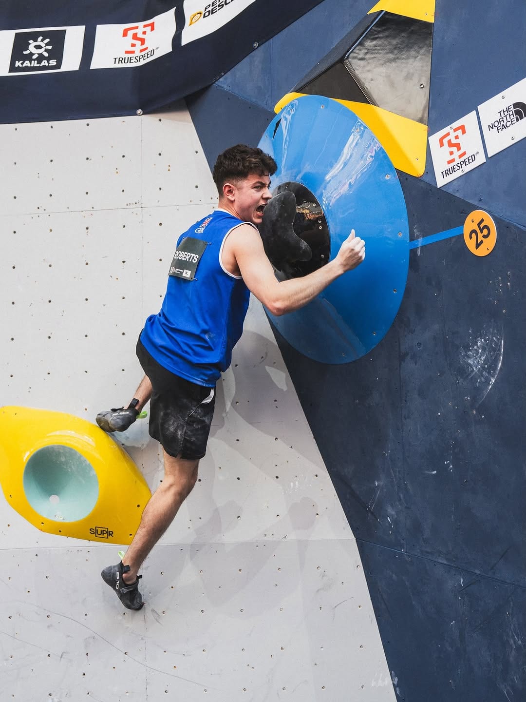 Toby Roberts competing in Salt Lake City