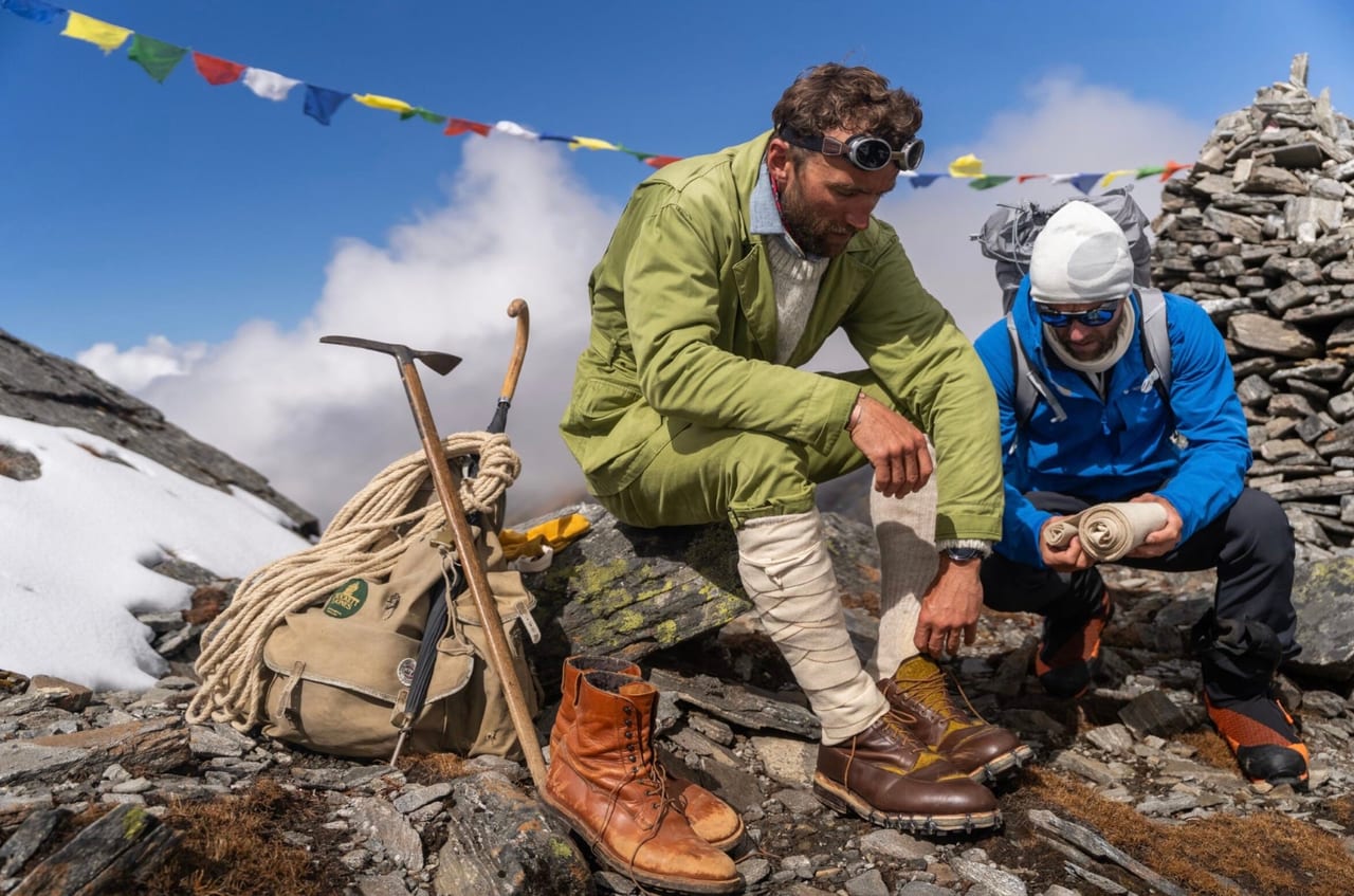 George Mallory vintage climbing gear